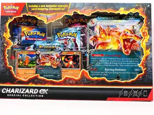 Pokemon Charizard EX Special Collection Box Shipped Sealed or Live Rip Includes New Lenticular Oversize Card Featuring Charizard EX