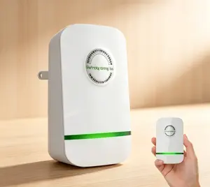 Smart Power Saver Plug - Home Improvement Energy Saving Box with Voltage Optimization, Surge Protection, Thermoregulation, Compact Plug-and-Play Outlet for Home, Office