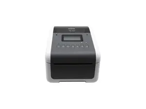 Brother TD-4550DNWB 4.3” Desktop Wireless Network Direct Thermal Label, Tag, Wristband, and Receipt Printer, 300 dpi, USB, Serial, Ethernet LAN, Wi-Fi WLAN, Bluetooth BLE, MFi, Tear Up, Peeler, Cutter