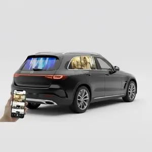 Pranos Hologlass Series 2 - Automotive Window Screen System - Removable and Designed to Fit Rear Car Windows