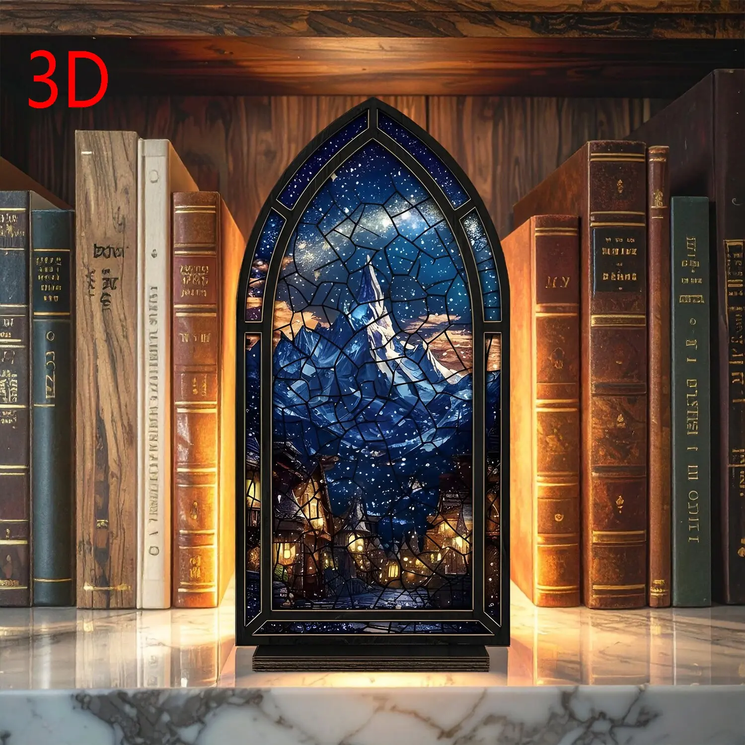 3D Velaris ACOTAR Book Nook, Velaris City Book Nook, Bookshelf Decor Gift, Bookish Gift, Fantasy Collectible, Book Lover Gift, Fantasy Book Lover & Reader Gift, Bookish Merch, Decorative Piece, Desk Ornament (Candles not included)