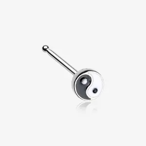 Classic Ying Yang Logo Nose Stud Ring