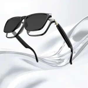 Smart Glasses, Multifunctional Smart Glasses, Built-in Mic & Speakers, Smart Audio Glasses, Smart Wireless Headphone Sunglasses for Men and Women,Athletic/Outdoor  Voice Control