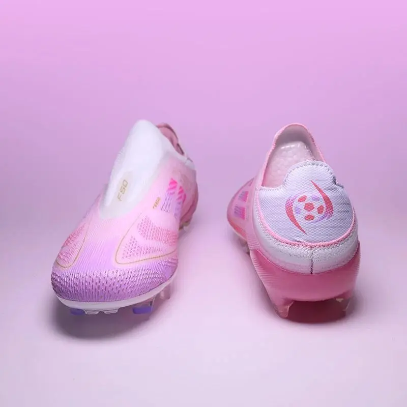X-F50 Without Lace Men’s Soccer Shoes Pink Yamal Turf Soccer Cleats TF/FG Trainers Football Boots Chuteira Campo 35–46 X-F50 Without Lace Men’s Soccer Shoes Pink Yamal Turf Soccer Cleats TF/FG Trainers Football Boots Chuteira Campo 35–46