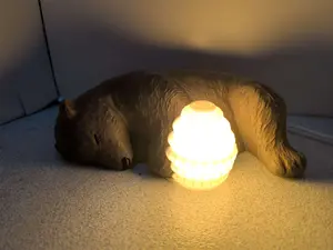 Honey Bear Lamp – Cozy Night Light, Desk Decor, Cute Animal Gift