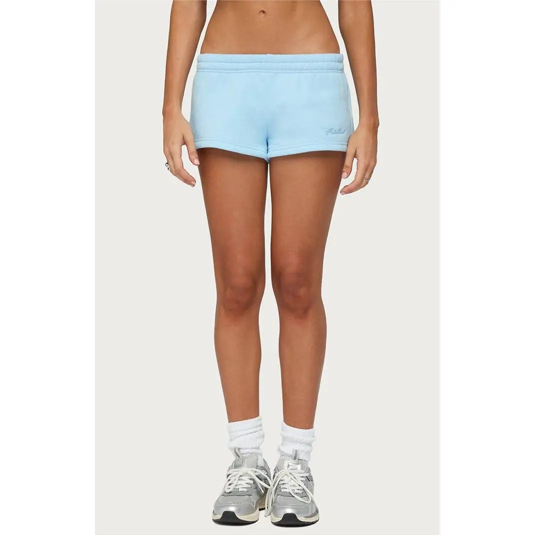 Edikted Women's Basic Girl Low Rise Sweat Shorts
