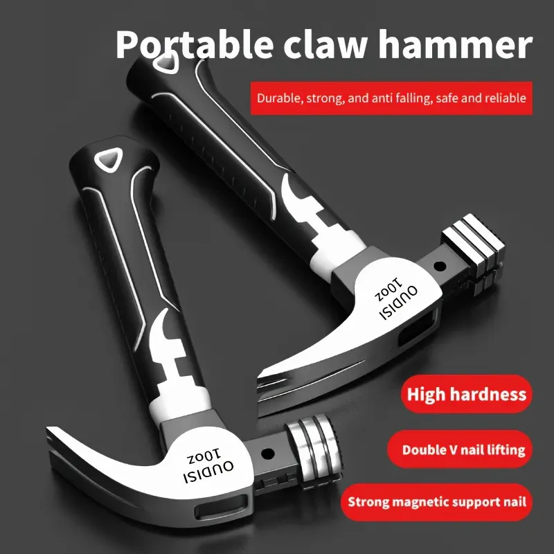 Compact Claw Hammer, Versatile Nail Hammer Designed for Carpentry, Handy Claw Hammer for Home Use