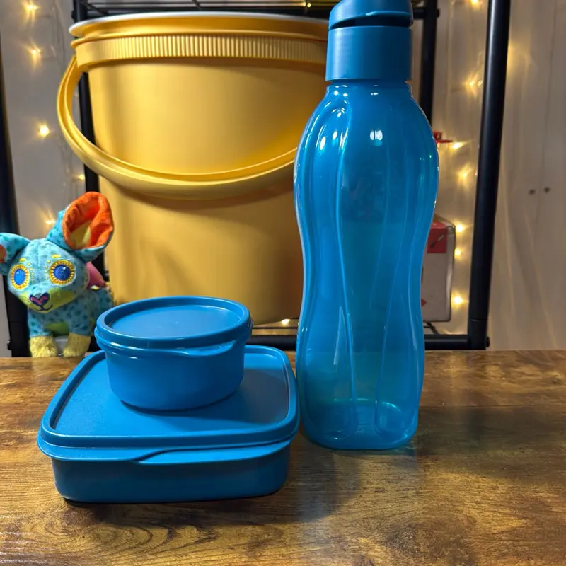Tupperware Lunch Set Blue
