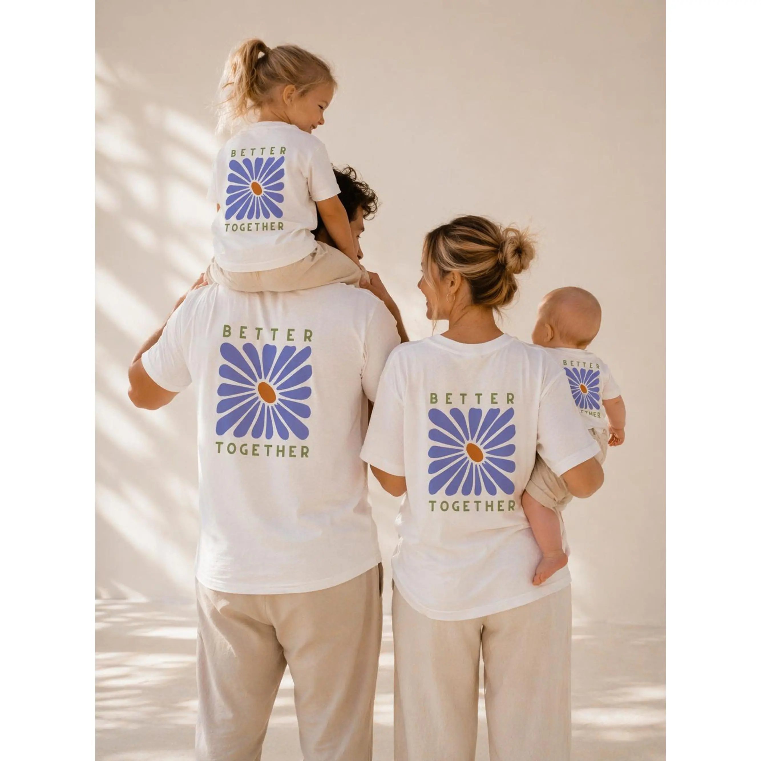 Family Matching T-Shirt “Better Together” – Matching Set Mom & Baby – Mother And Kids Outfit – Family Look – Gift For Mom, Dad, And Baby