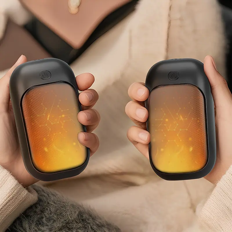 2 in 1 Hand Warmer, 1 Set Portable Rechargeable Electric Hand Warmer, Pocket Heater for Outdoor Golf, Hunting, Camping, Gift