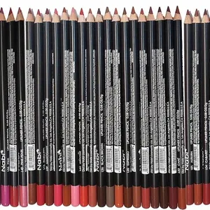 54 PCs NABI Lip Liner and  Eyeliner Pencils - Long Lasting, High Pigment, Smudge-Proof Makeup Set. Perfect for All-Day Wear, Easy to Apply- Matte