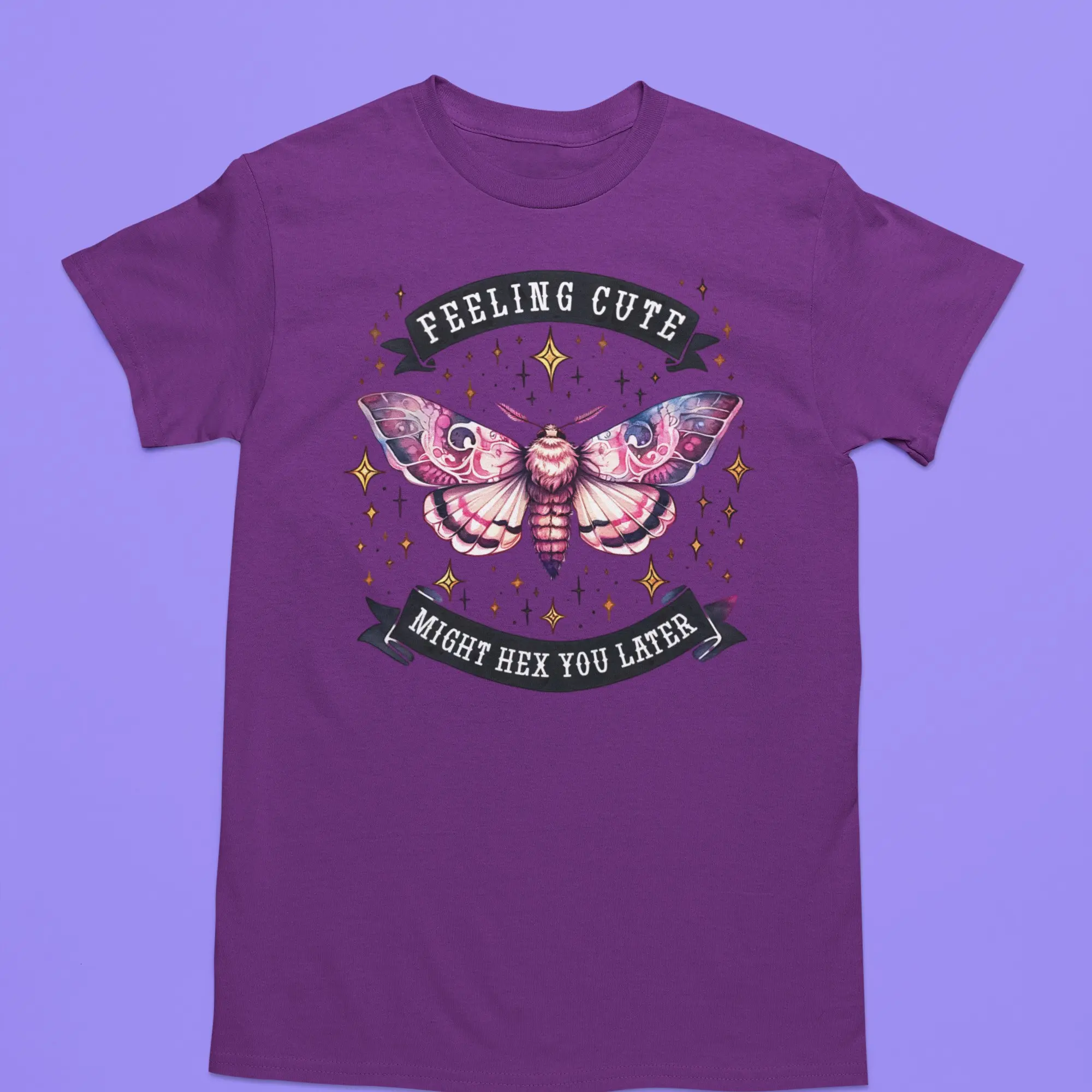 Feeling Cute Might Hex You Later Cute Tshirt with Playful Graphic Design Unisex Casual Wear for Quirky Fashionistas
