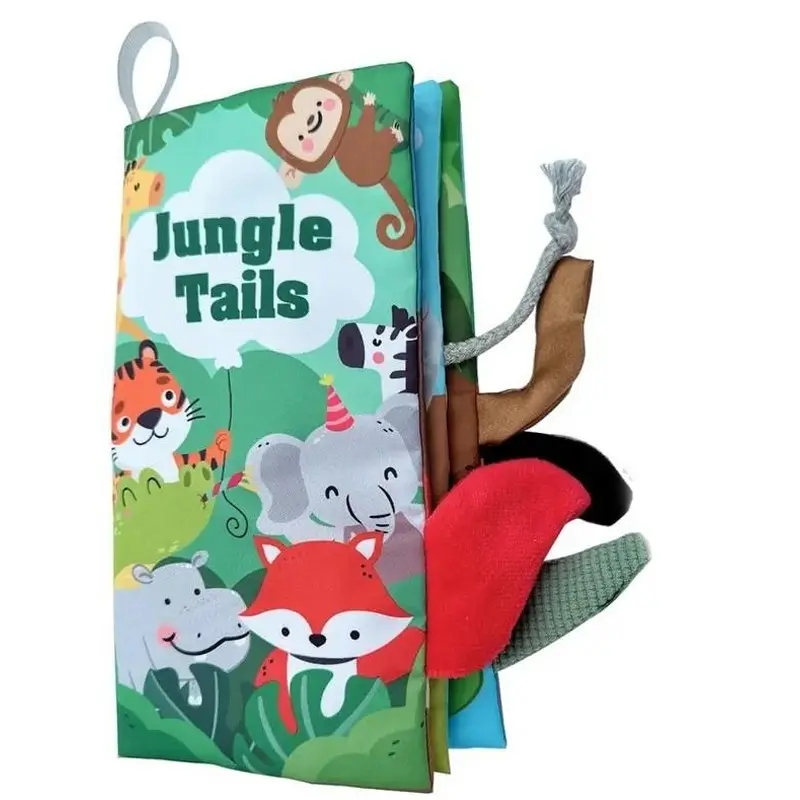 Soft Baby Book, Books for Babies, Comfortable Tactile, Suitable for Tummy Time, Crinkle Sound Cloth Book, Learning Books, Early Development Toy, Newborn Gift