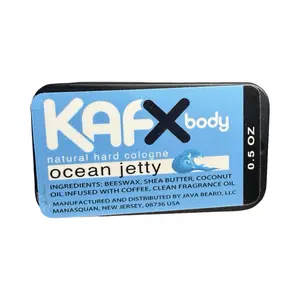 KAFX Body Natural Hard Cologne Ocean Jetty - Unisex Perfume Cologne with Natural Ingredients