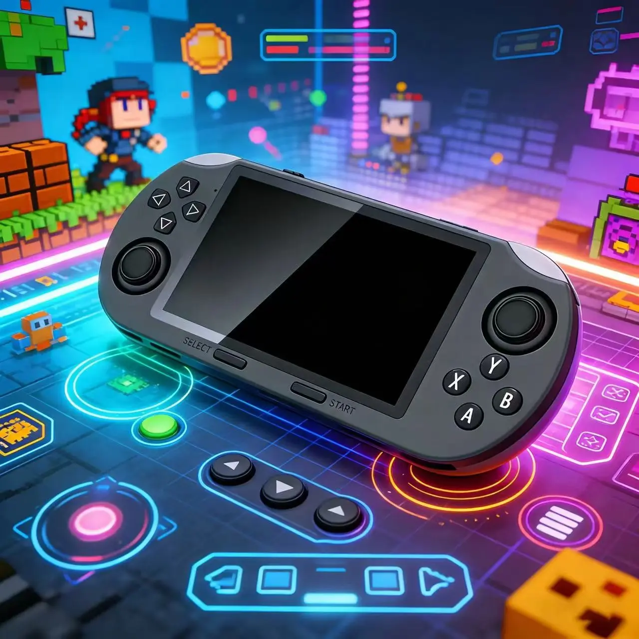 Sf3000 Retro Classic Handheld Game Console, 64GB Storage, 20,000 Games, 3,000mah Battery, Multi-Emulator Support, Phone Charging, Gift Idea, Portable Game Console, Handheld Gaming Console