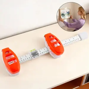 All-in-1 Picture Hanging Tool Kit with Level Ruler and Nail Gun, Wall Art Hanging Set for Home Hardware Projects