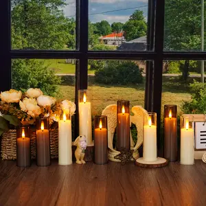 12 Pcs Flameless Candles, Battery Required, LED Candles with Remote Control Timer, Party Wedding Decor, Halloween, christmas decorations, Lighting