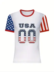 Men's American Football Jersey, Breathable Quick-Dry Sport Shirt with Aztec Print, Fitted Long Sleeve Top for Training & Casual Wear, Sports Top