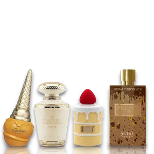 Amaran Multi-Pack Unisex Eau De Parfum (Mango Tango, Coconut Chiffon, Biscotti Truffle, Victor) - 80-100ml, Daily Wear Fragrance with Mango, Coconut Milk & Guava