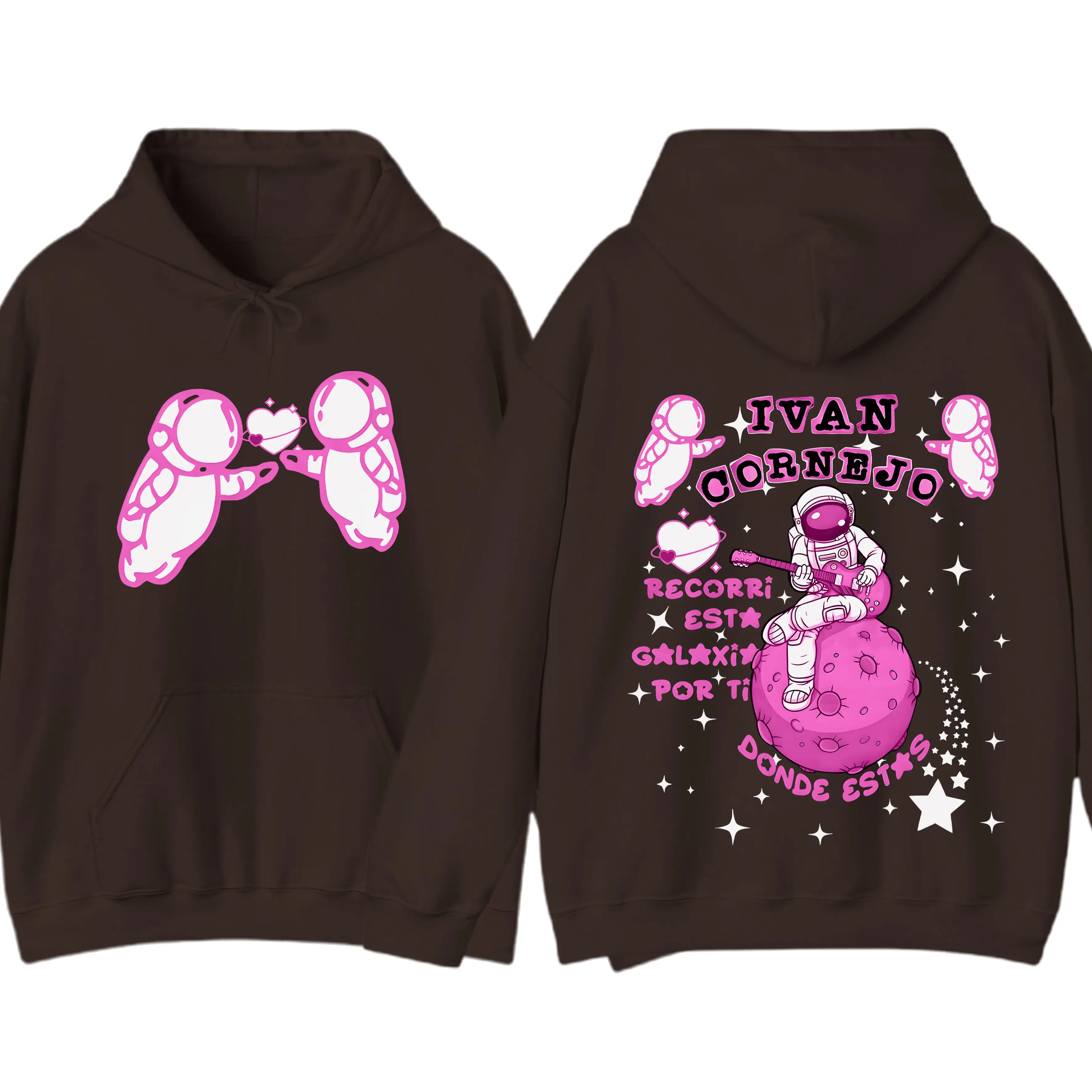Ivan Cornejo Tour 2025 Hoodie, Ivan Cornejo Mirada 2025 Tour Parte 2 Hooded, Astronaut Design Graphic Hoodie, Fan Gift Ideas