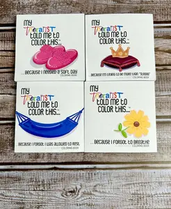4 Pack Coloring Books - My Therapist Told Me to Color This...