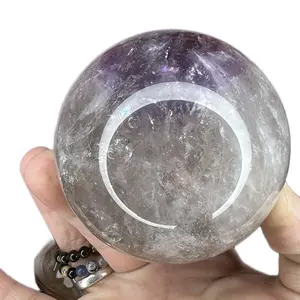 HQ Natural Crystal Amethyst Spheres for Home Decor