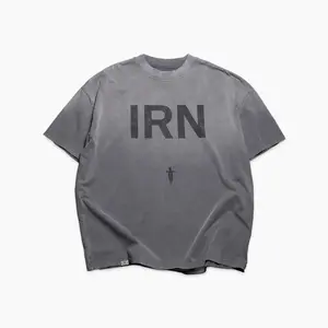 "IRN" MINUS TEE - [FADED GREY]