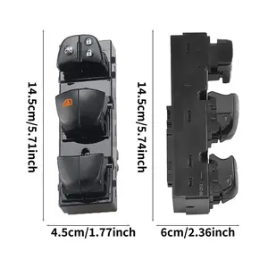 Window Switch Assembly Compatible with Nissan Navara Tiida Altima X Trail Qashqai, Replacement Window Control Unit, Car Accessories