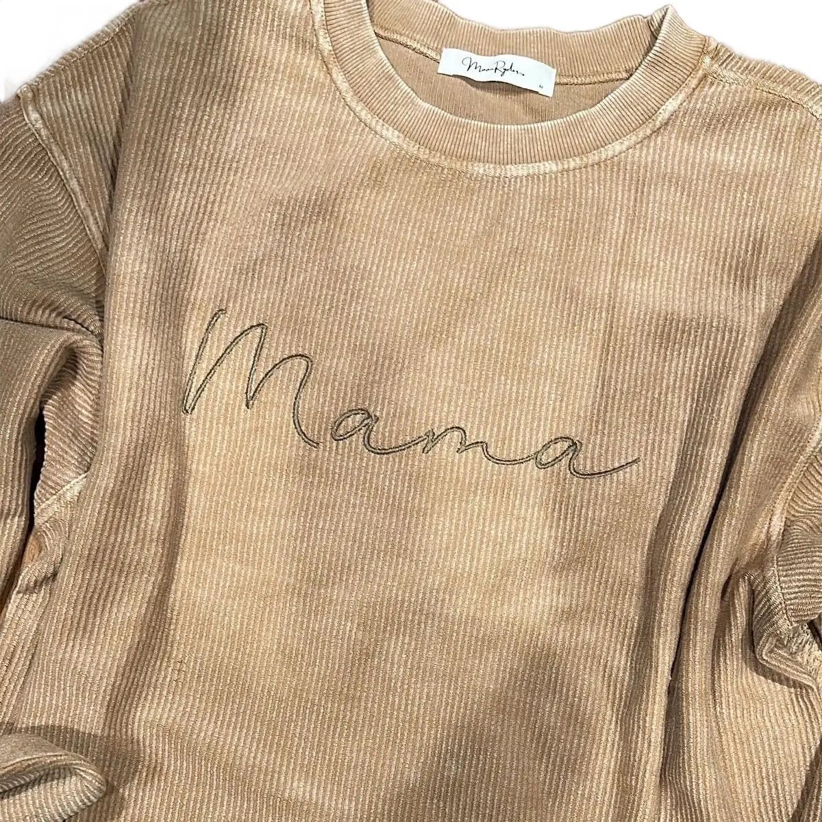 Customizable Oversized Crewneck with Corded Texture for Ultimate Comfort - Fit, Classic
