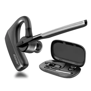 K10 Bluetooth Trucker Headsets Wireless Earphones with Noise Cancelling Mic for Clear Calls Hands-Free Communication Hi-Res Audio Adjustable Ear Hook Lightweight Design Earbud Electronic Cancelling audio earbuds iem earphones office driver tiktokshopsprin
