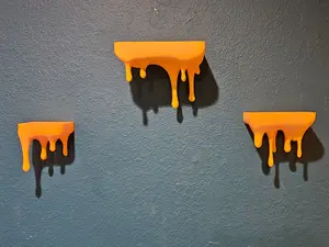 3 pack Dripping display shelves
