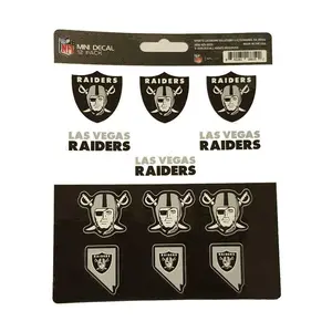 Fanmats 4228118619 Las Vegas Raiders Decal Mini Set, Pack of 12