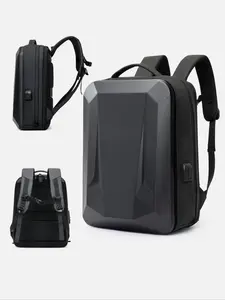 Anti-Theft Hard Shell Backpack 15.6 Inch, Expandable Slim Business Travel Laptop Backpack for Men & Women, Laptop Bag with Password Lock, Traveler Essentials Backpack