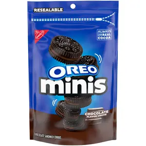 OREO Minis Chocolate Creme Chocolate Sandwich Cookies, 8 oz