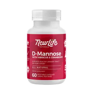 D-Mannose with Cranberry & Hibiscus- 60 Capsules