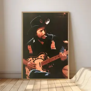 Waylon Jennings Country Music Poster Country Singer Poster No Frame, Music Decor, Home Wall Art, Gift Forr Fans