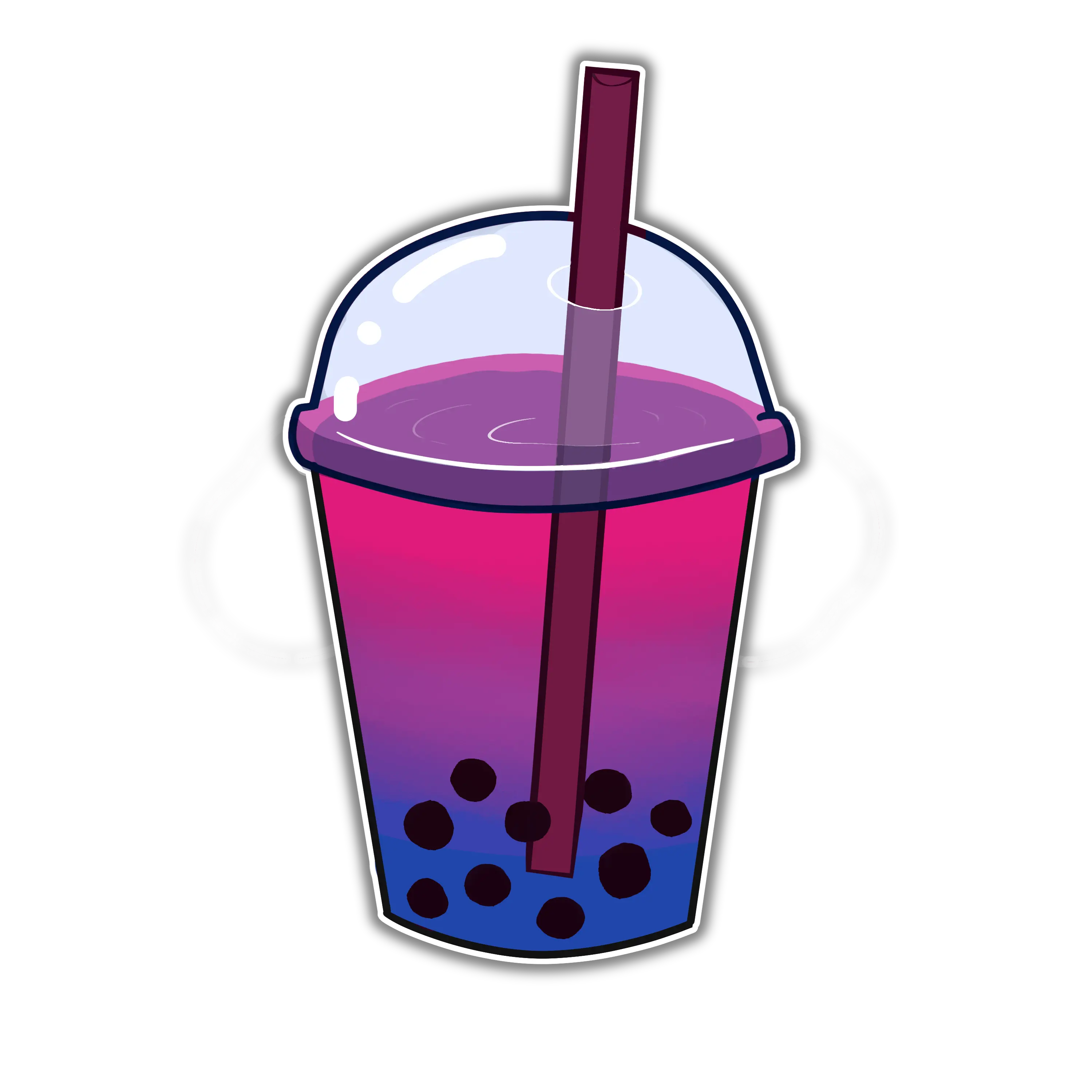 Bi Boba Sticker Bi Boba Sticker