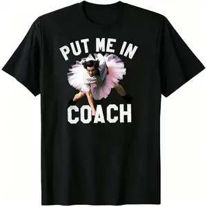 “Put Me In Coach” Funny Jim Carrey Shirt