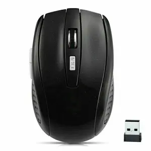 2.4GHz Wireless Optical Mouse & USB Receiver For PC Laptop Computer DPI USA (Black)