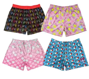 Melting Ice Cream Drip Youth Shorts – Lightweight Breathable Gym Shorts, Casual Streetwear Shorts