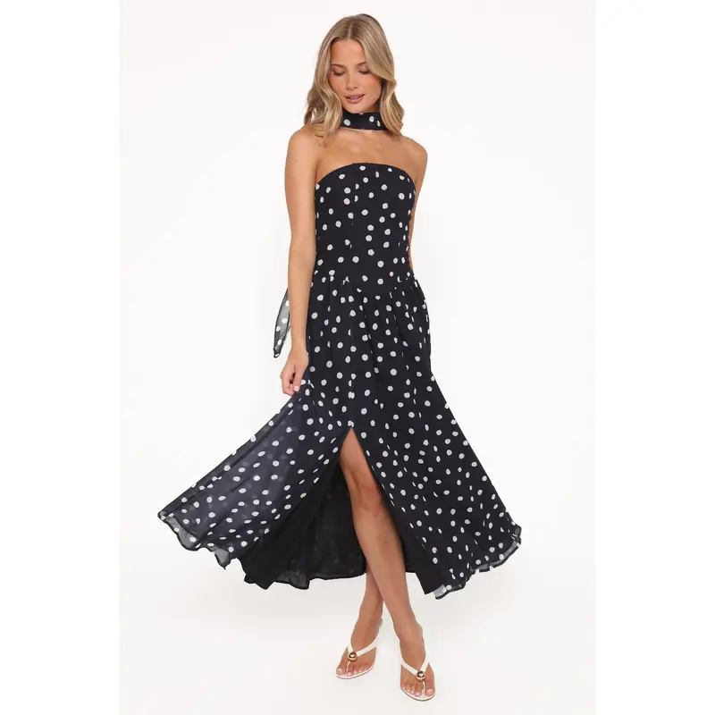 black and white polka dot dress outfit - TikTok Shop