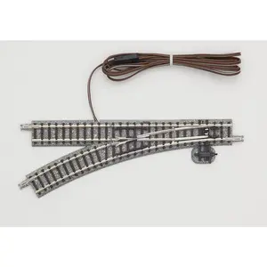 TomyTec Co LTD 1274 Remote Turnout (Points) N-PL280-30 - Fine Track -- Left Hand w/11" 280mm Radius, 30 Degree Diverging Route, N Scale