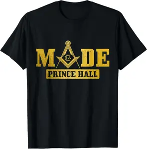 Freemason Freemason Prince Hall Square & Compass Shriner Casual Short sleeve Cotton T-Shirt