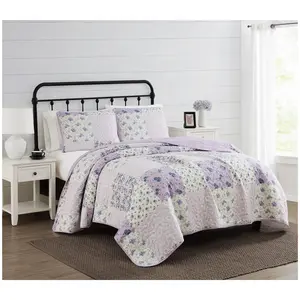 Cannon Elissa Patchwork Full/Queen 3 Piece Quilt Set