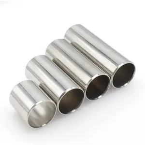 4 count Guitar Slides Set, 4 Sizes Guitar Slide 1.1/2/2.36/2.75inch, Stainless Steel Guitar Slides for Acoustic Electric Bass Guitar