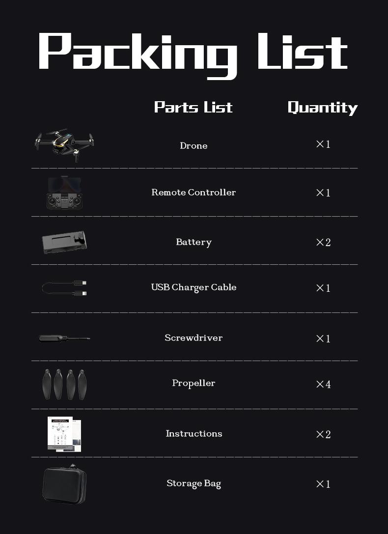 Aerial Drone M8 Pro 2026 - GPS Positioning, 4K UHD EISCamera, 5G WiFi FPV, Brushless Motors, Optical Flow Hover,Intelligent Obstacle Avoidance, Auto Return, 360° Stunt Roll,Two Batteries