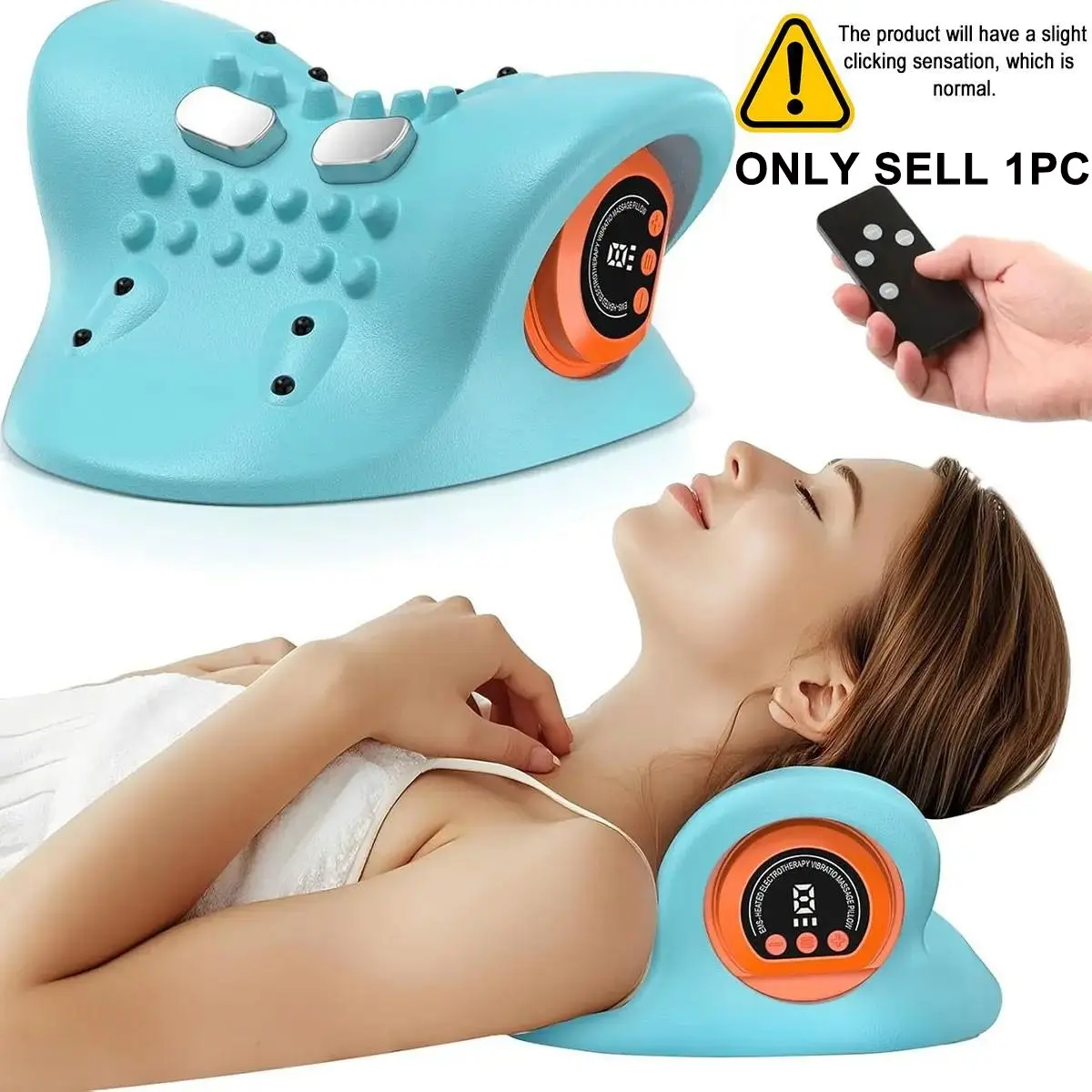 Electric Neck and Shoulder Massage Pillow - USB-Rechargeable, Ergonomic Design, Deep Tissue Trigger Point Relief, Ideal Christmas Gift for Personal Care