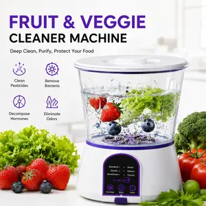 CONLILA Fruit and Vegetable Washing Machine - 3-Mode Electric Produce Purifier with Electrolytic Water Tech, BPA-Free Cleaner for Fruits, Veggies outdoorfun
