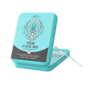 Piercing Bump Kit Piercing Cleaner Gel Swabs | Perfect Alternative  For Piercing Bump Spray Swabs for Piercing Bump Treatment | Medicated Piercing Cleaner Saline Solution for Ear, Nose, Belly, Body Piercings | 36 Swabs