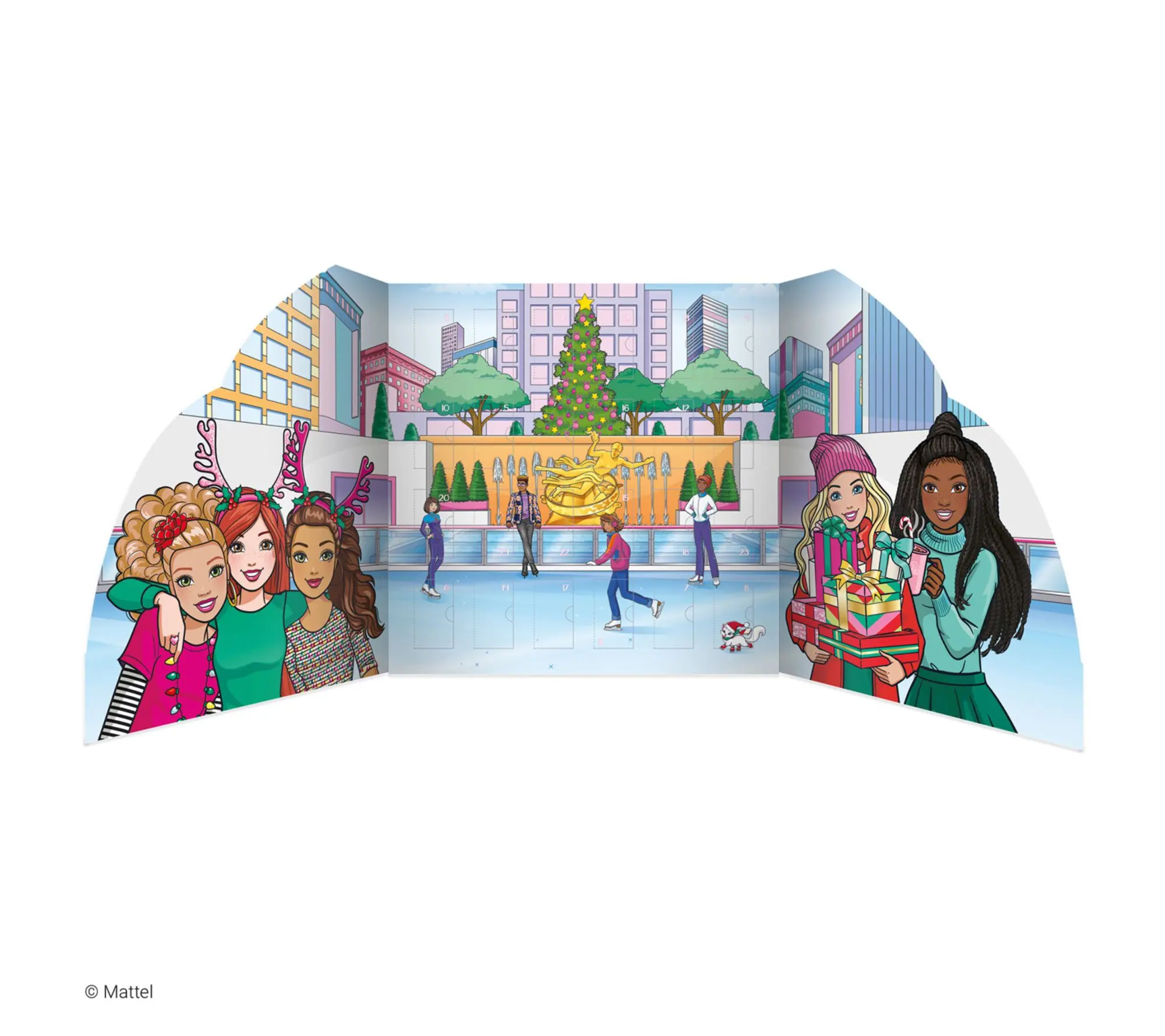book n app Sticker Book Advent Calendar Barbie